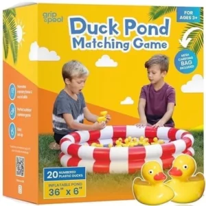 Duck Pond Matching Game, Carnival Games for Kids Ages 4-8